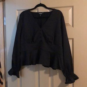 Express peplum blouse